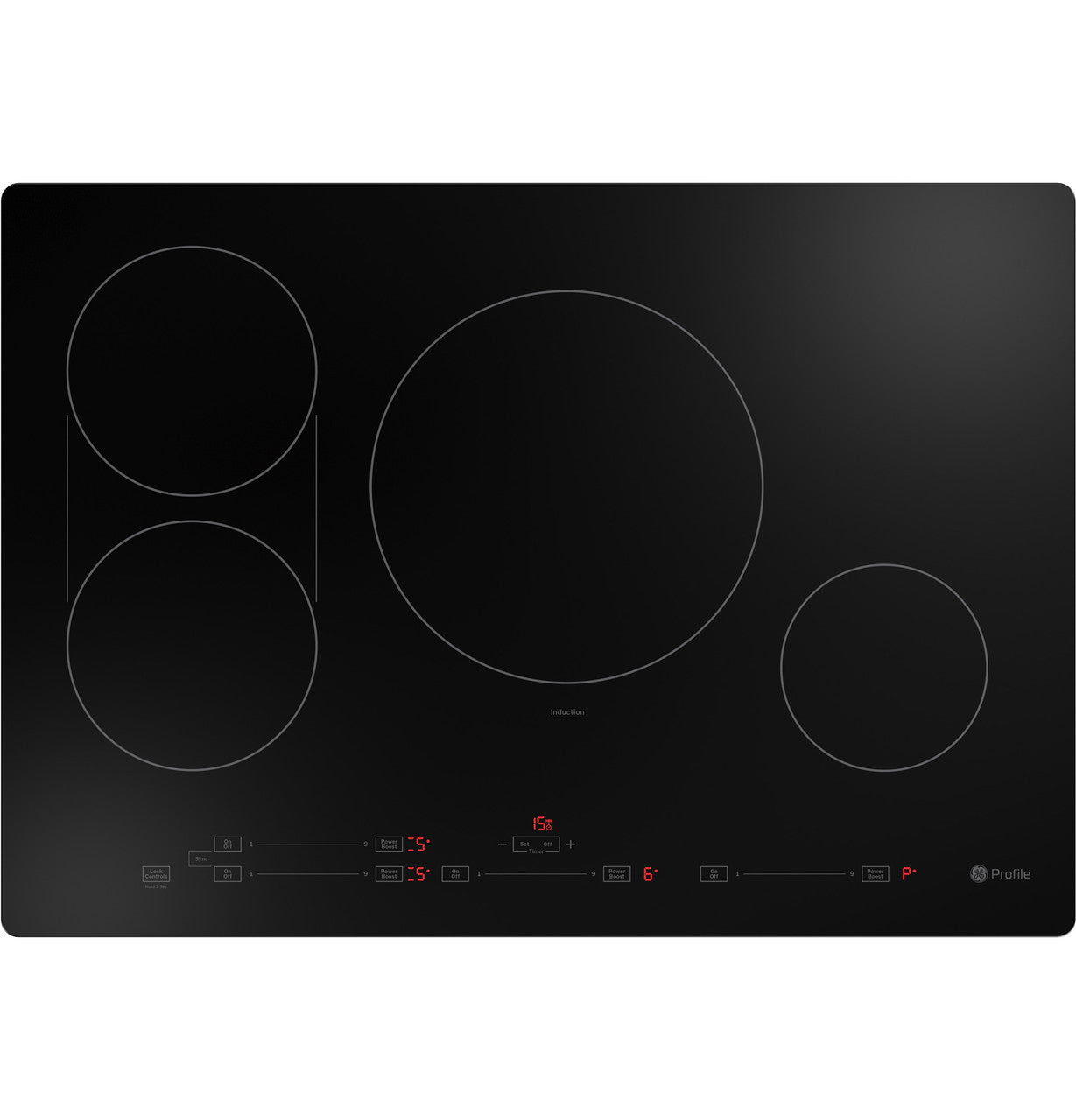 GE Profile™ ENERGY STAR® 30" Built-In Touch Control Induction Cooktop