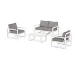 EDGE Sectional 4-Piece Deep Seating Set with Loveseat