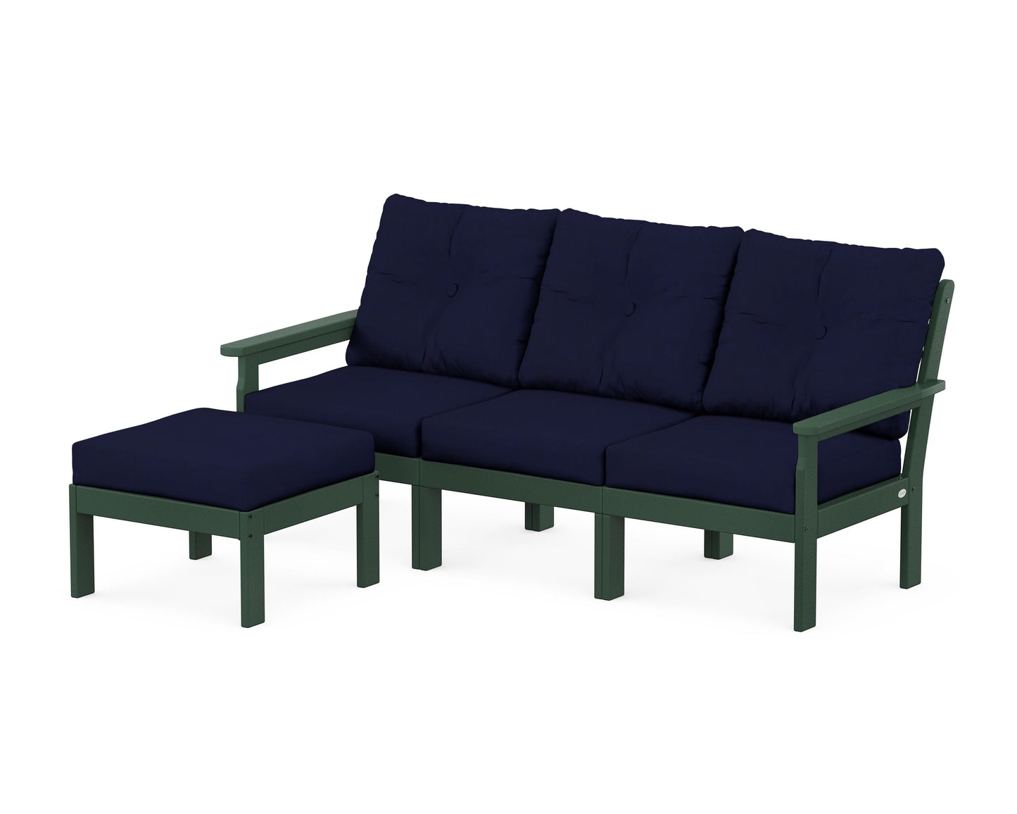 Vineyard 4-Piece Sectional with Ottoman