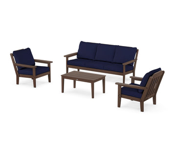 Cottage 4-Piece Deep Seating Set with Sofa