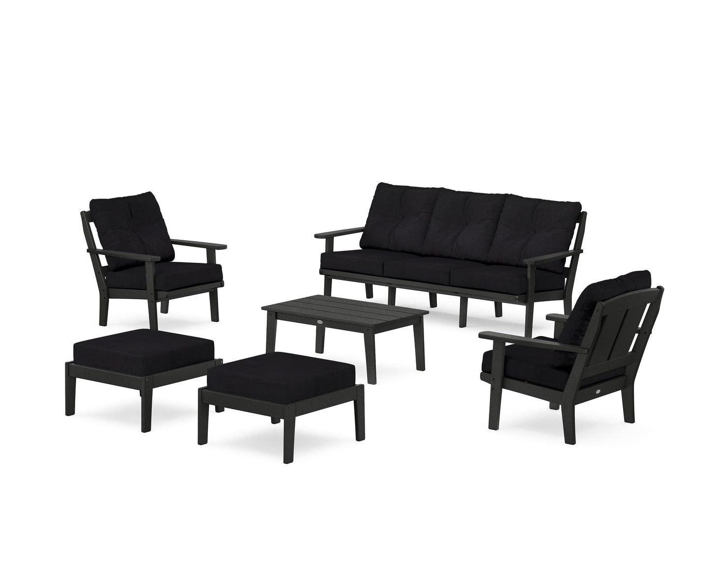Mission 6-Piece Lounge Sofa Set