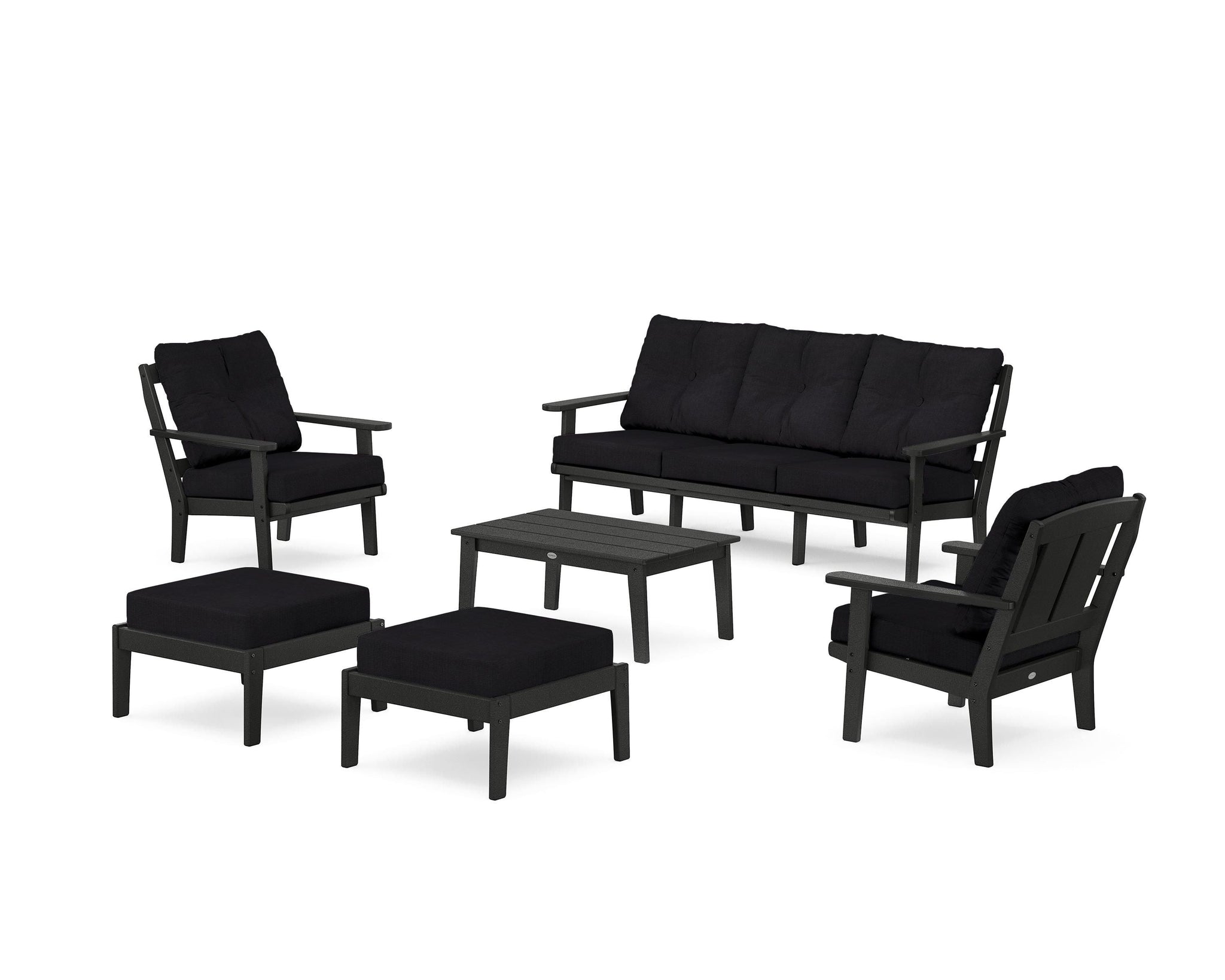 Mission 6-Piece Lounge Sofa Set