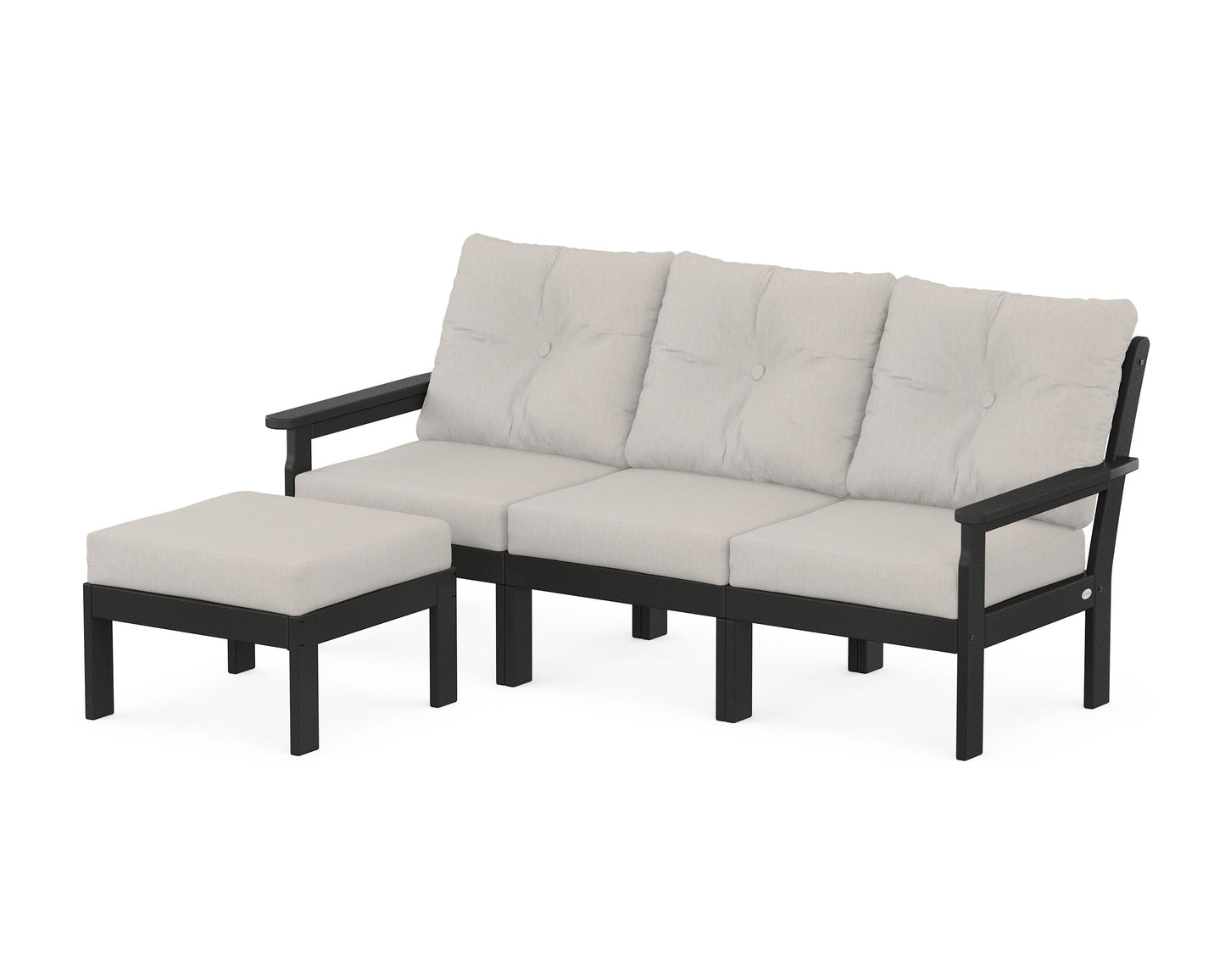 Vineyard 4-Piece Sectional with Ottoman