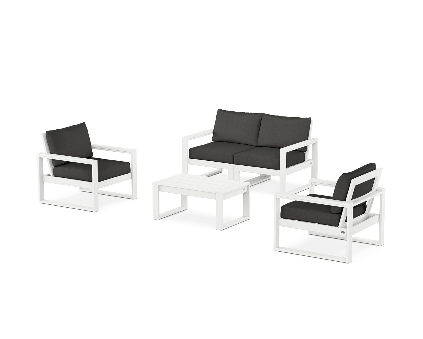 EDGE Sectional 4-Piece Deep Seating Set with Loveseat