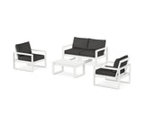 EDGE Sectional 4-Piece Deep Seating Set with Loveseat
