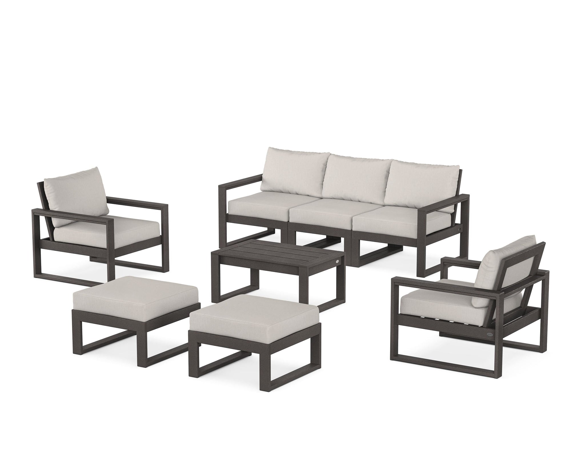 EDGE Sectional 8-Piece Lounge Sofa Set