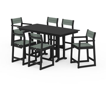 EDGE Sling 7-Piece Farmhouse Counter Set
