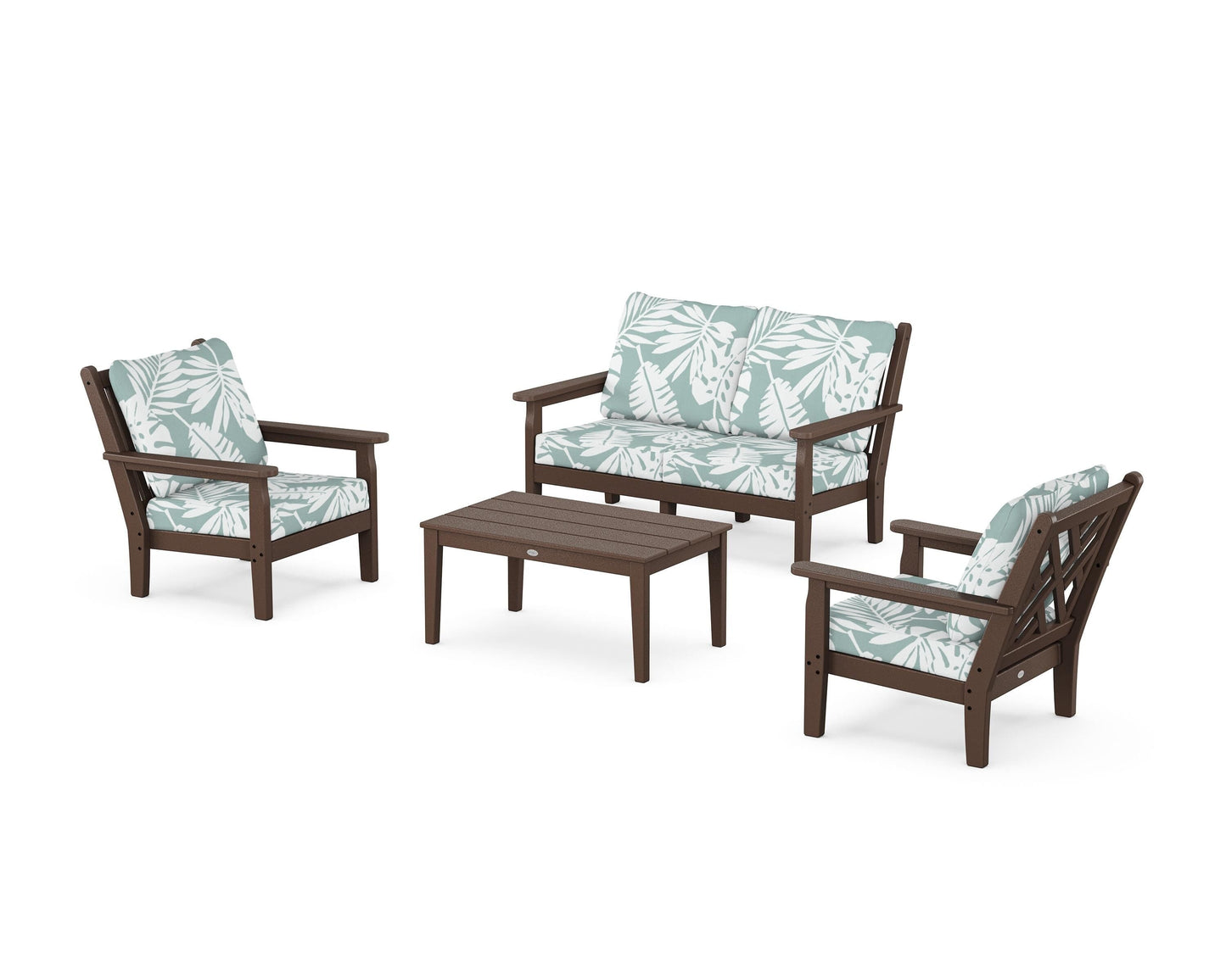 Chippendale 4-Piece Deep Seating Set with Loveseat