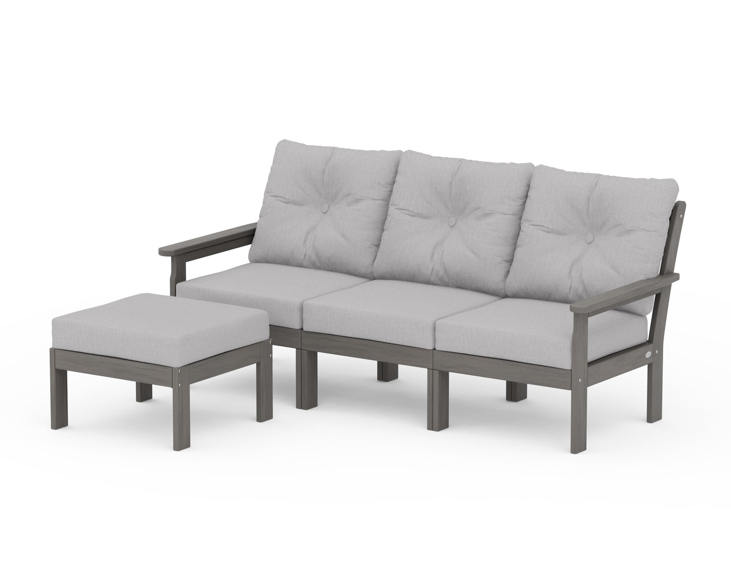 Vineyard 4-Piece Sectional with Ottoman