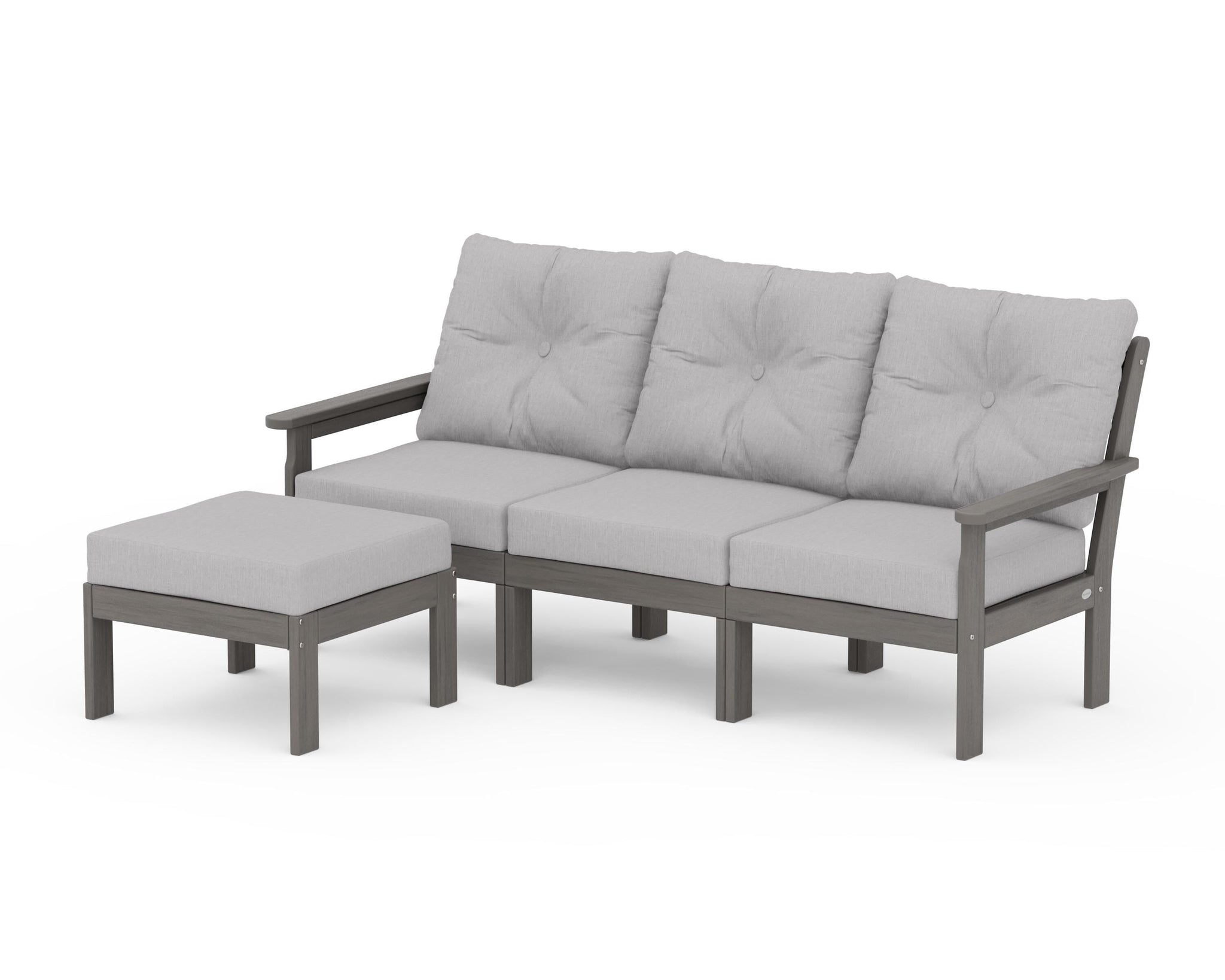 Vineyard 4-Piece Sectional with Ottoman