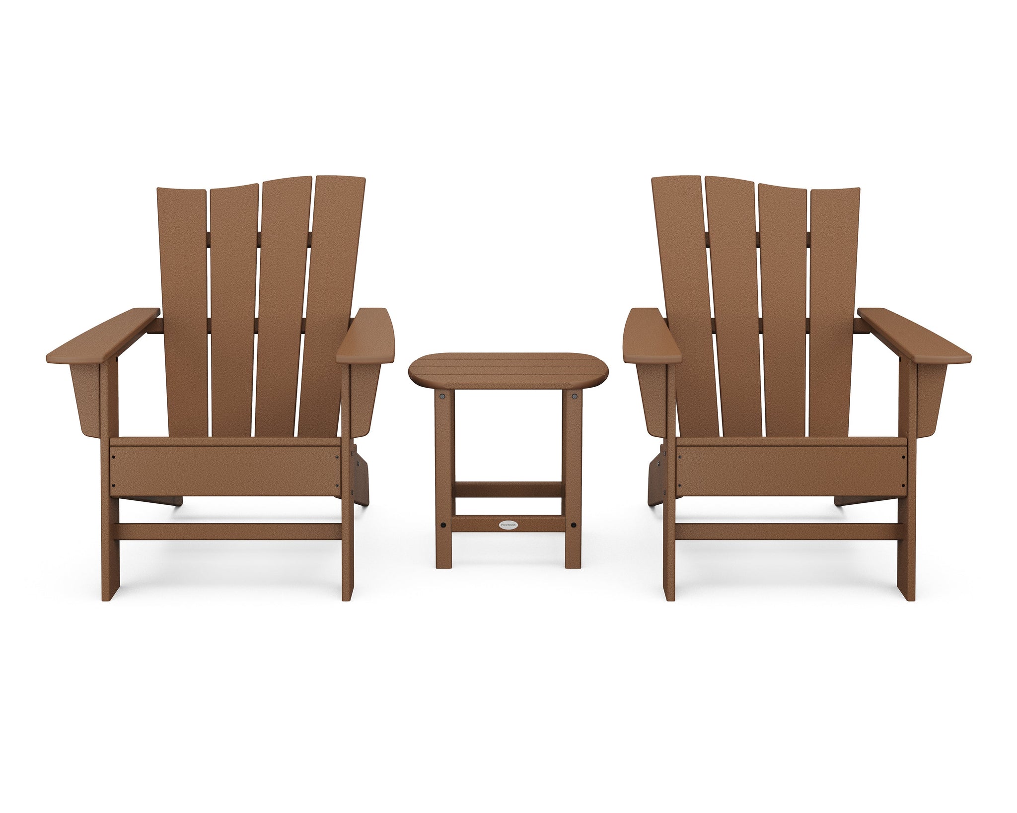 Wave 3-Piece Adirondack Chair Set