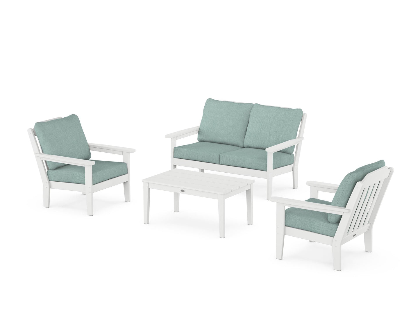 Cottage 4-Piece Deep Seating Set with Loveseat