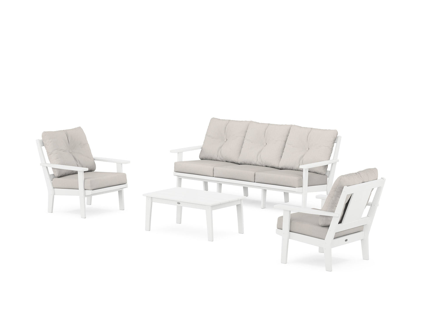 Prairie 4-Piece Deep Seating Set with Sofa
