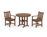 Traditional Garden 3-Piece Round Dining Set