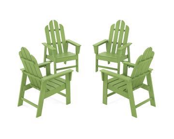 Long Island 4-Piece Upright Adirondack Conversation Set