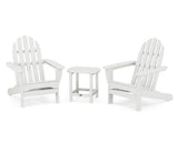 Classic Adirondack 3-Piece Set with South Beach 18" Side Table