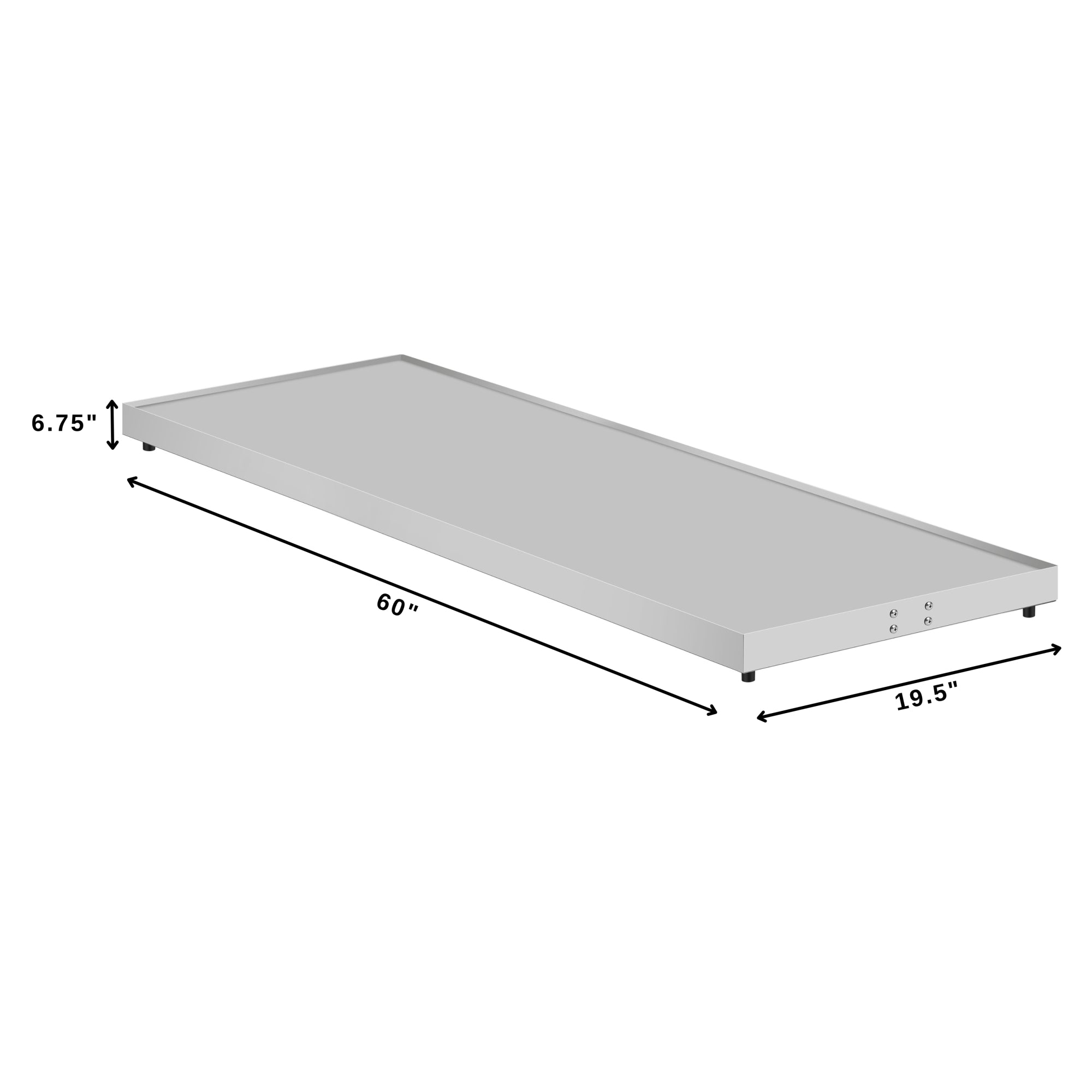60 in. Commercial Warming Shelf in Stainless-Steel