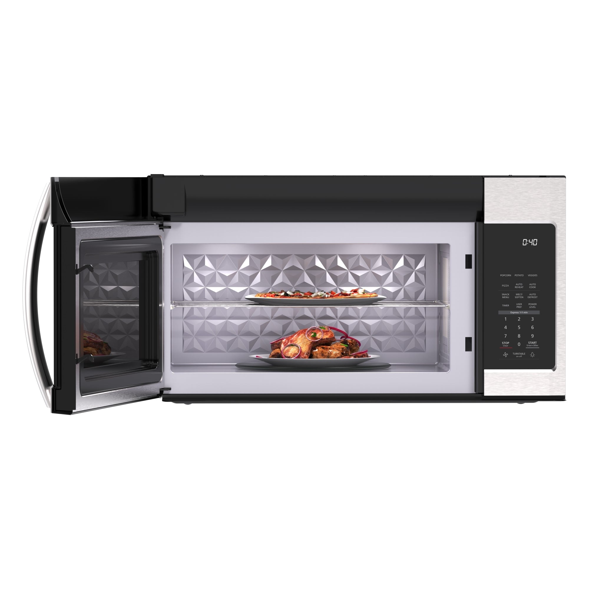 1.9 cu. ft. Over the Range Stainless Steel Microwave