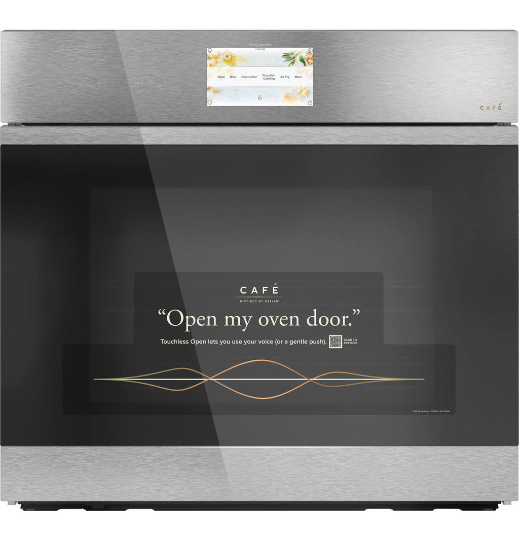 CAFÉ™ 30" Smart Built-In Convection Single Wall Oven in Platinum Glass