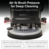 Dapper Supply Floor Scrubber Walk-Behind 20" Brush 31.5" Squeegee New