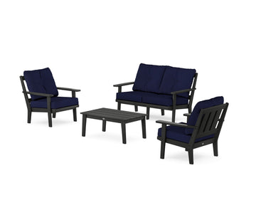 Oxford 4-Piece Deep Seating Set with Loveseat