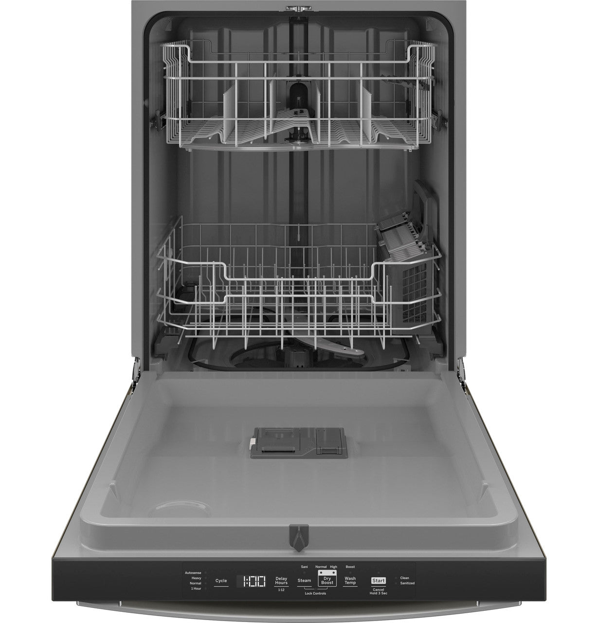 GE® ENERGY STAR® Top Control with Plastic Interior Dishwasher with Sanitize Cycle & Dry Boost