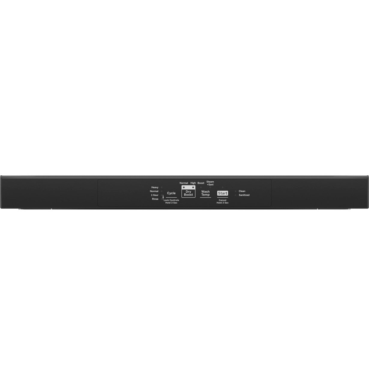 GE GE® ENERGY STAR® Top Control with Plastic Interior Dishwasher with Sanitize Cycle & Dry Boost