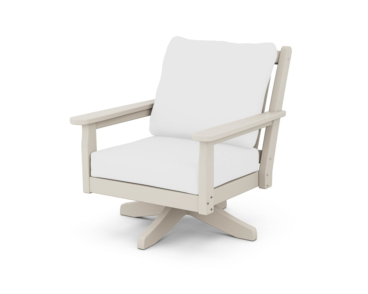 Chippendale Deep Seating Swivel Chair