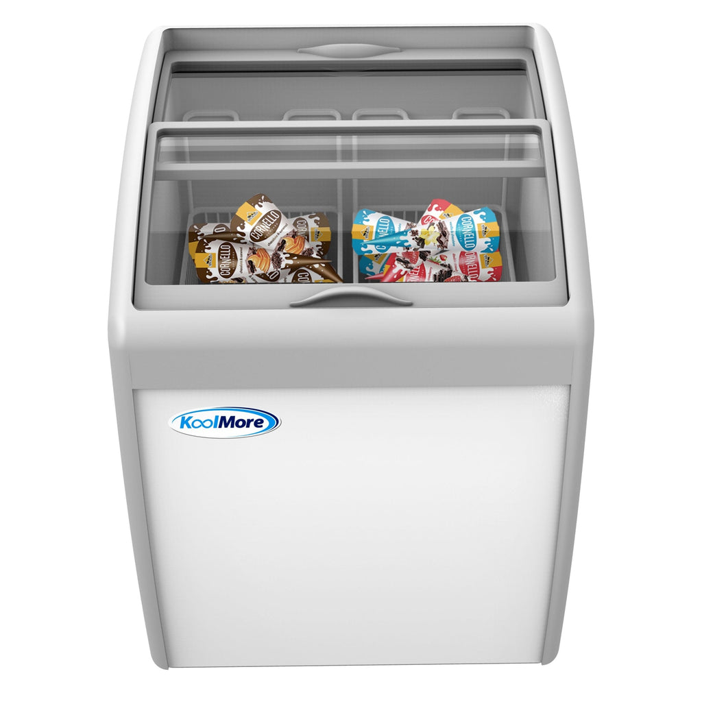 26 in. Display Ice Cream Freezer - 5.7 cu ft.