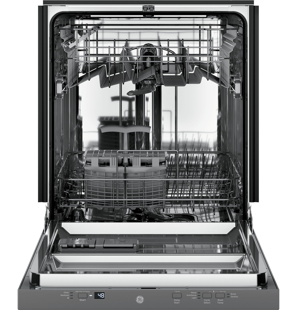 GE GE® ENERGY STAR® ADA Compliant Stainless Steel Interior Dishwasher with Sanitize Cycle