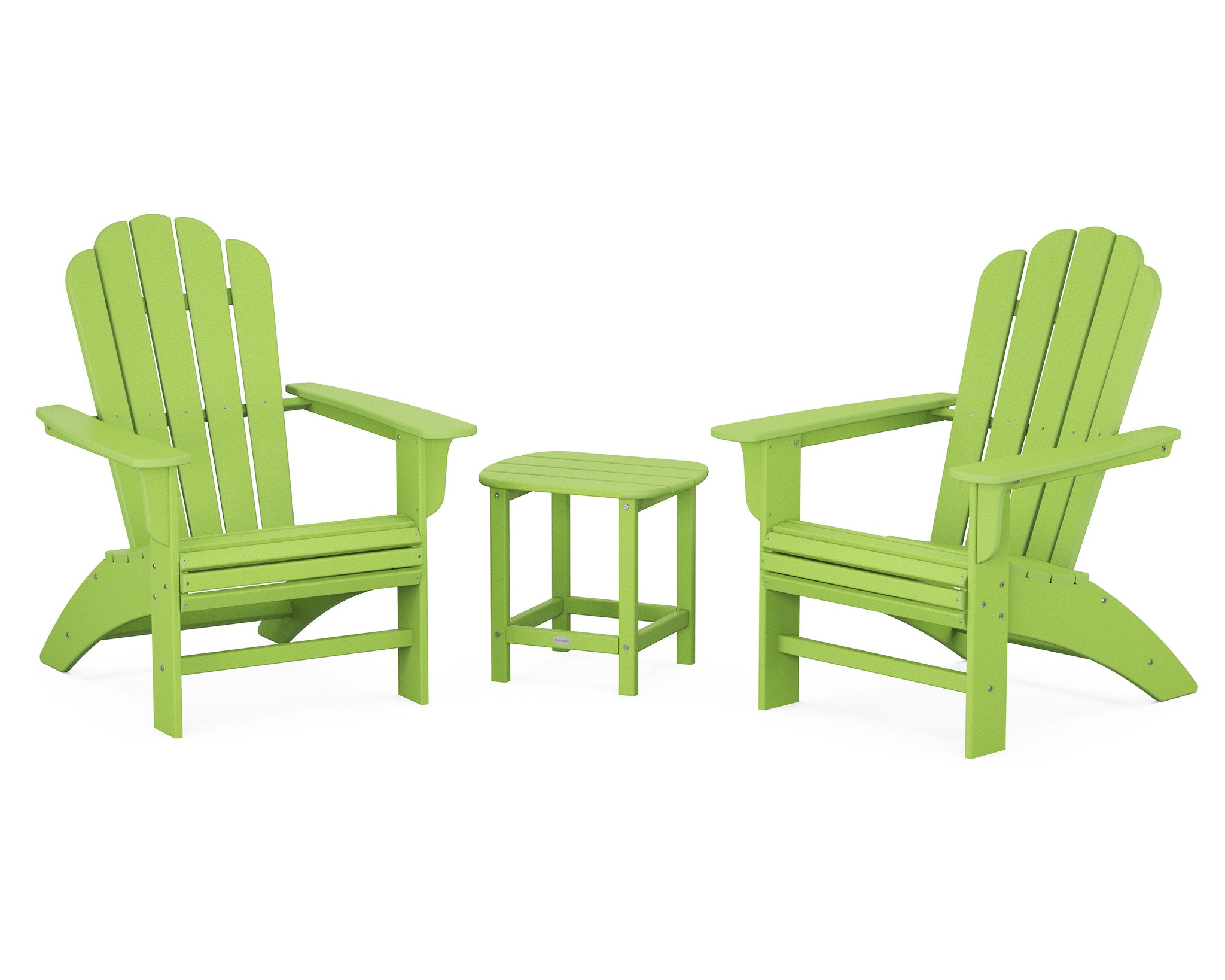 Cottage Curveback Adirondack Chair 3-Piece Set