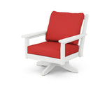 Chippendale Deep Seating Swivel Chair