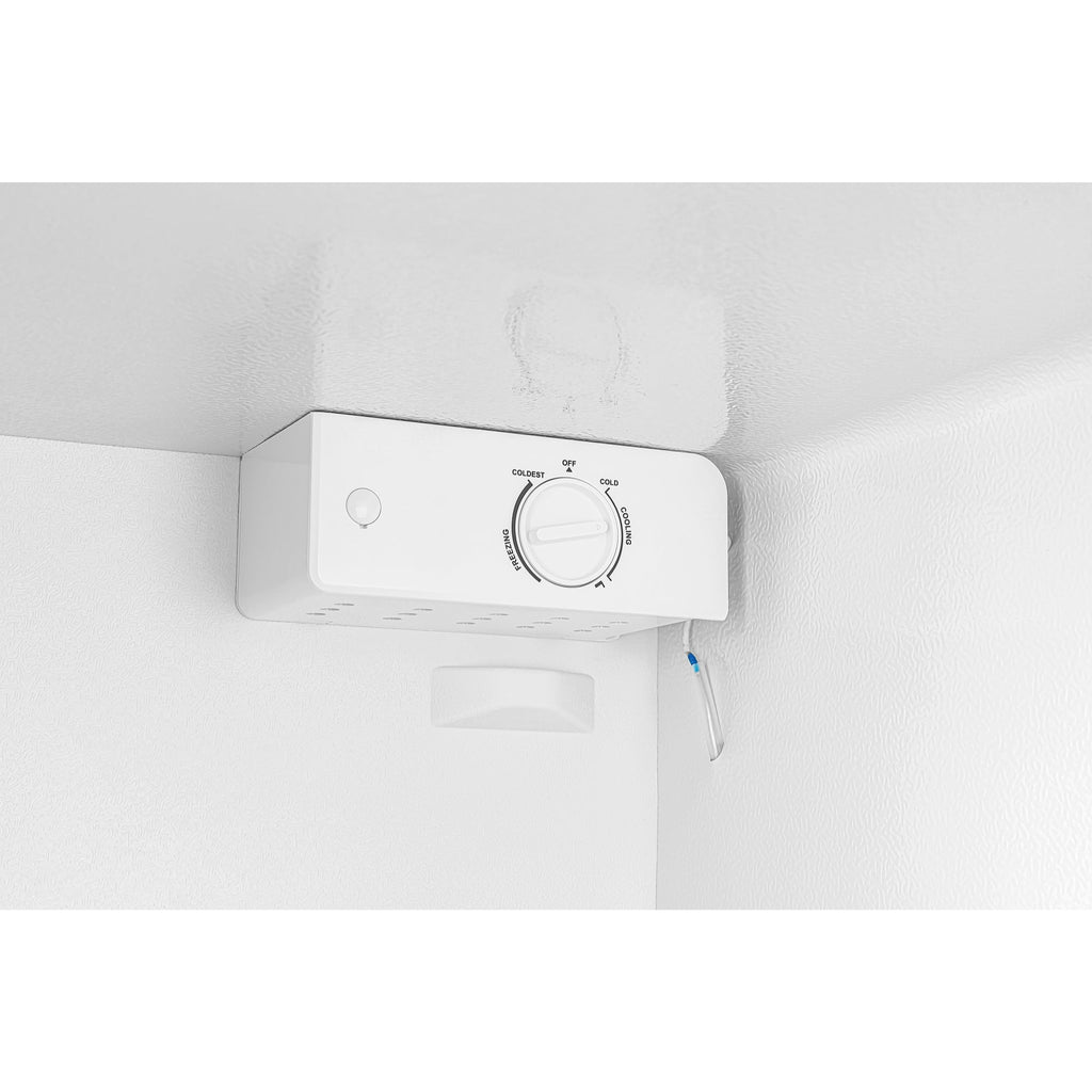 7 Cu. Ft. Garage Ready Convertible Upright Manual Defrost Freezer/Refrigerator in Stainless Steel