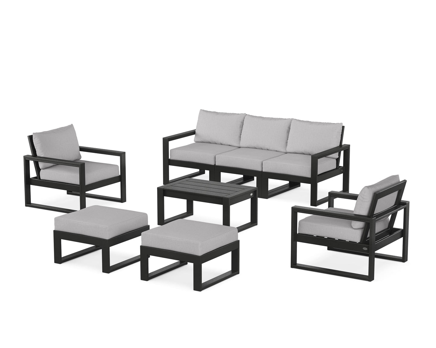 EDGE Sectional 8-Piece Lounge Sofa Set