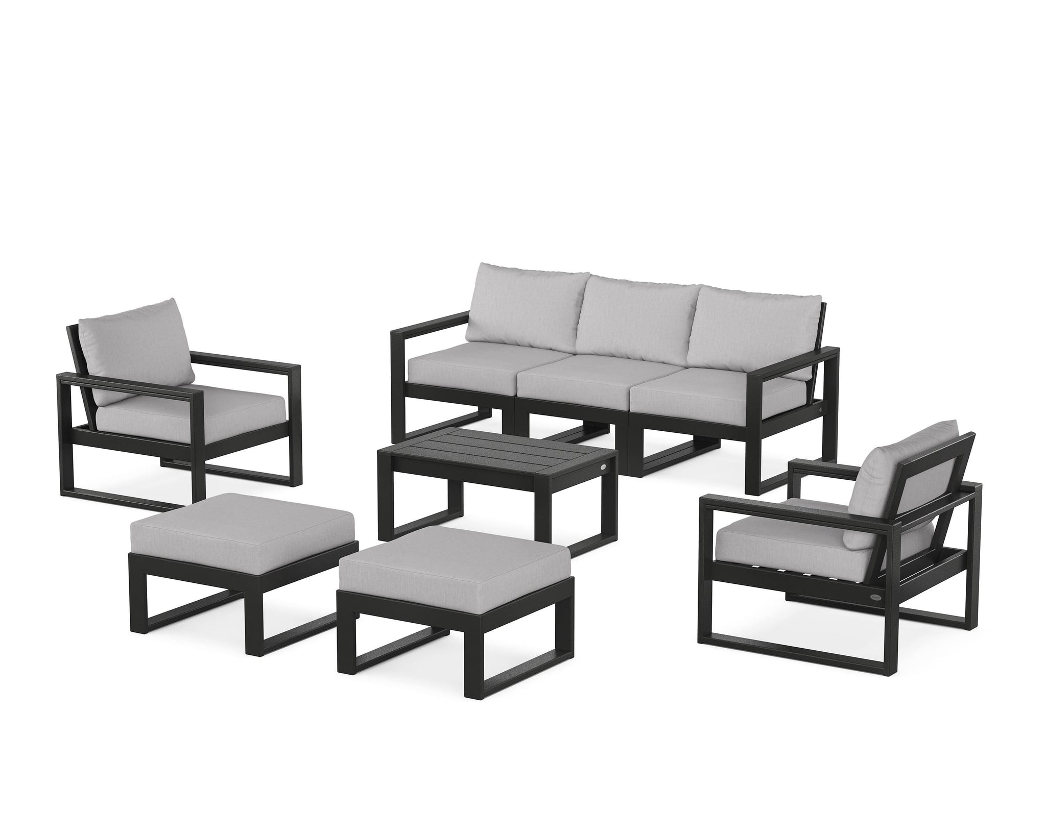 EDGE Sectional 8-Piece Lounge Sofa Set