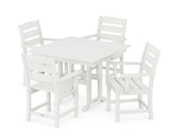 Lakeside 5-Piece Farmhouse Dining Set
