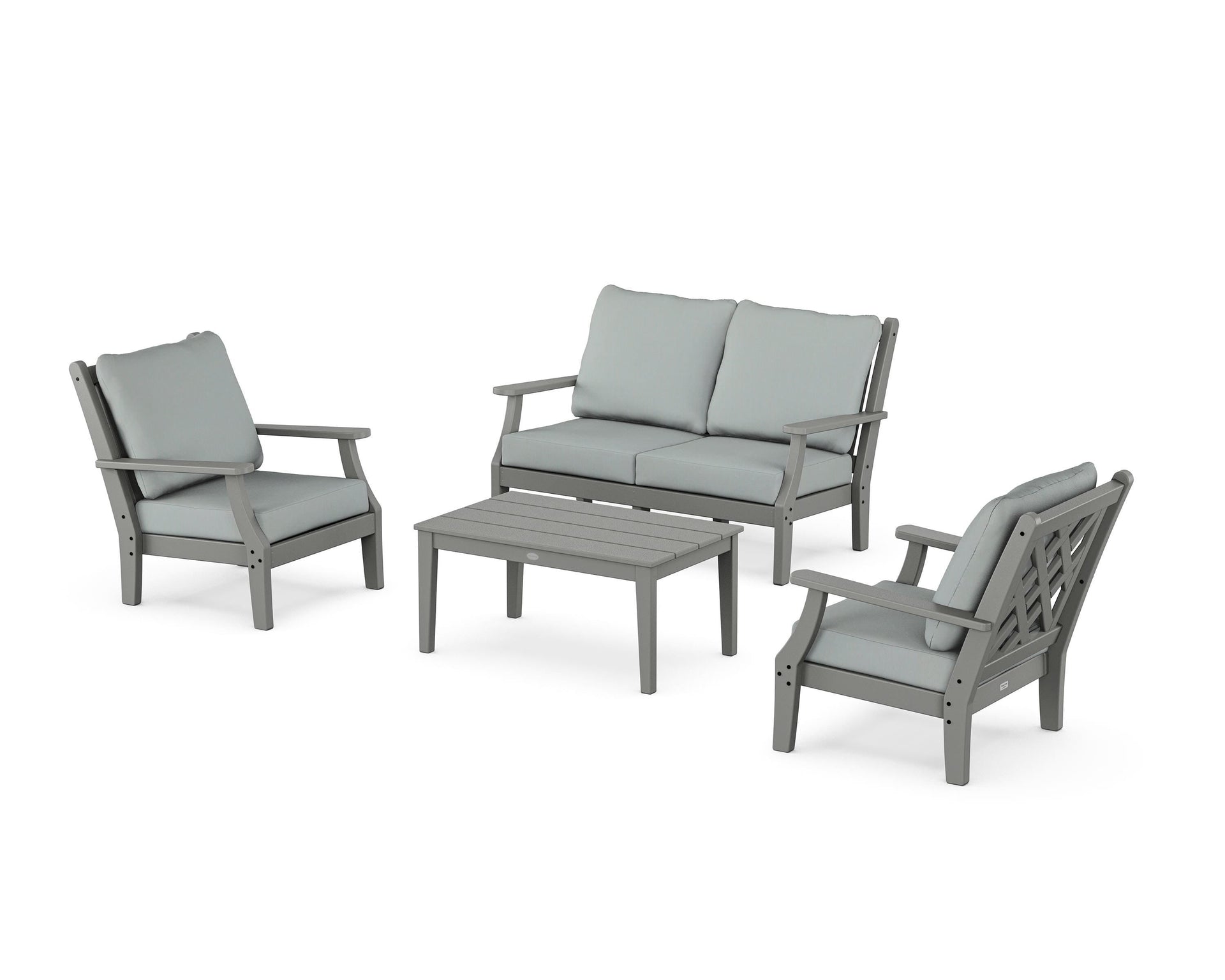 Wovendale 4-Piece Deep Seating Set with Loveseat