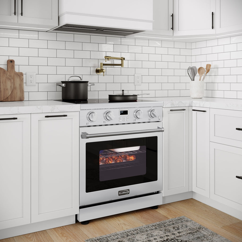 30 in. Professional Electric Range with 14900W of Power, 240V in Stainless-Steel