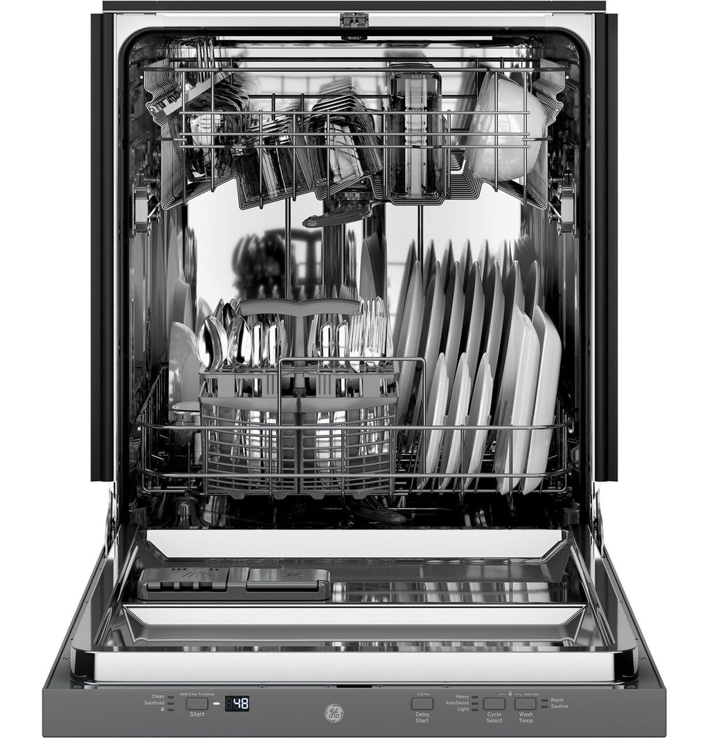 GE GE® ENERGY STAR® ADA Compliant Stainless Steel Interior Dishwasher with Sanitize Cycle