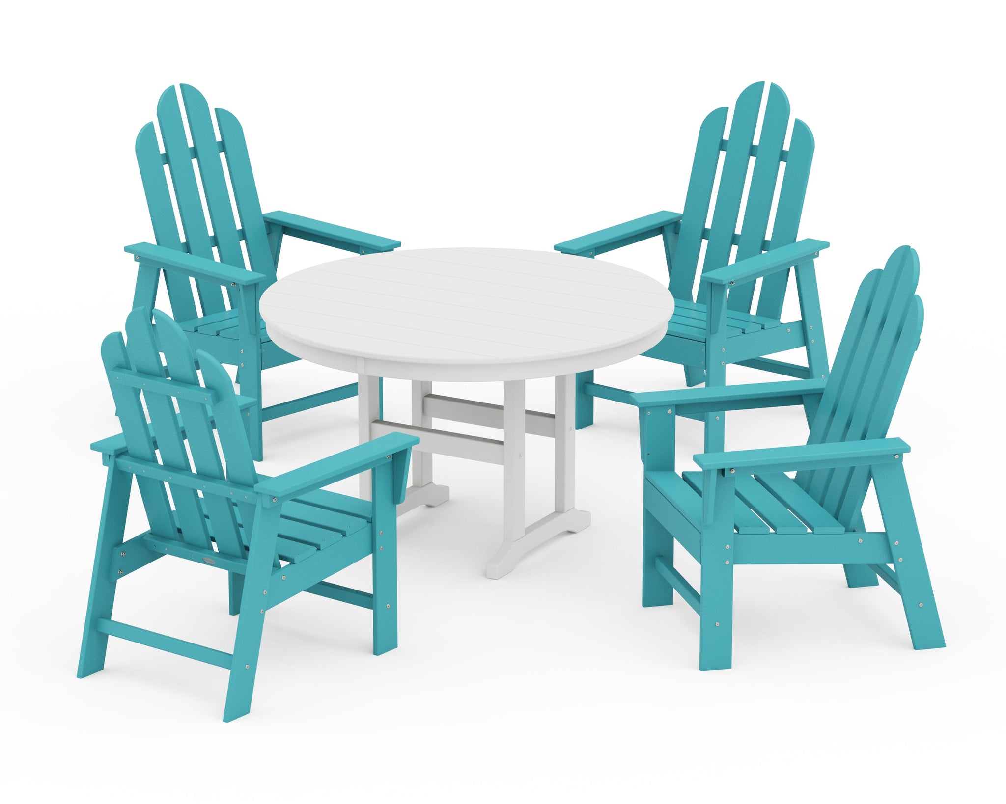 Long Island 5-Piece Round Farmhouse Dining Set