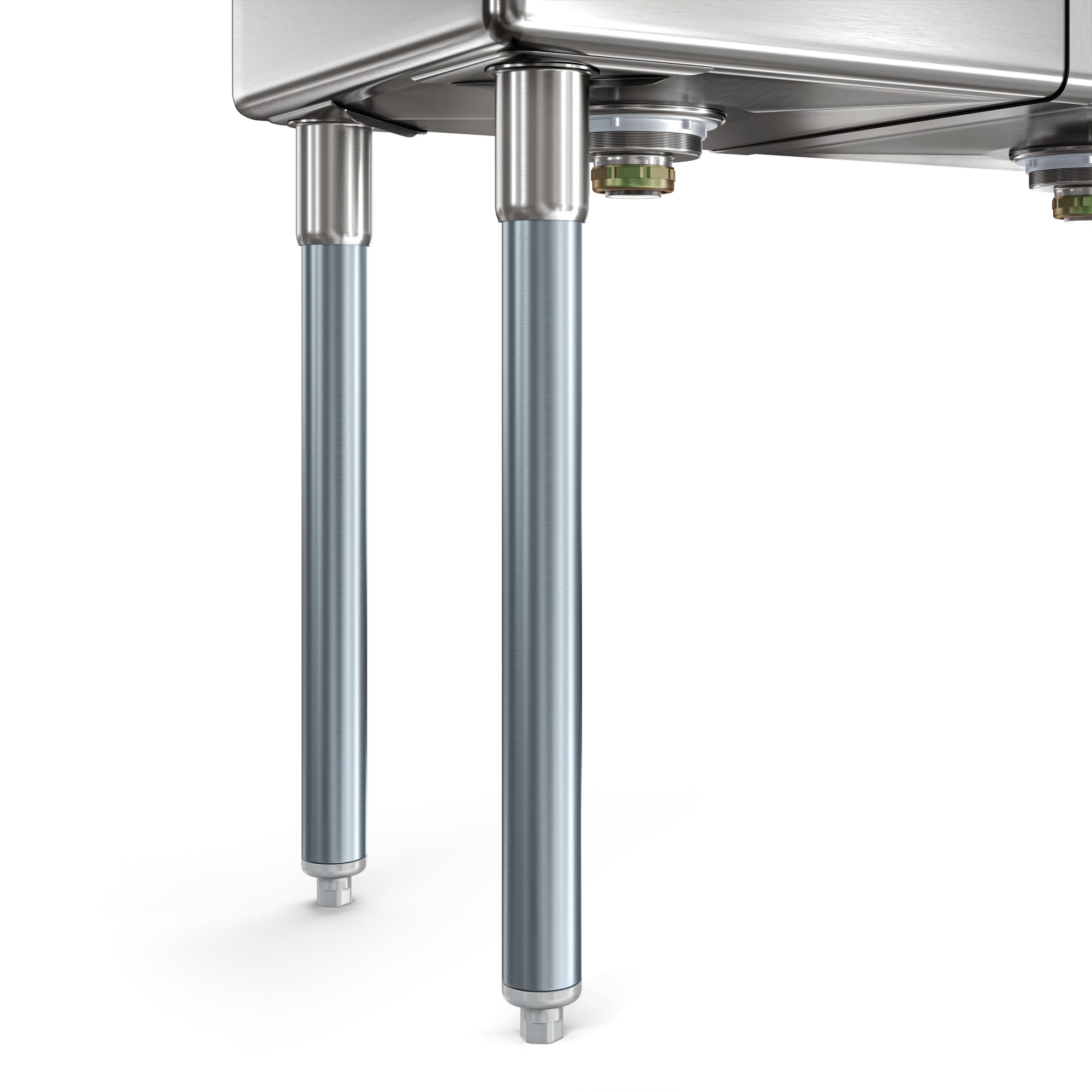 75 in Three Compartment Commercial Sink, Bowl Size 15x15x14, 16 Gauge Stainless-Steel with 2 Drainboards