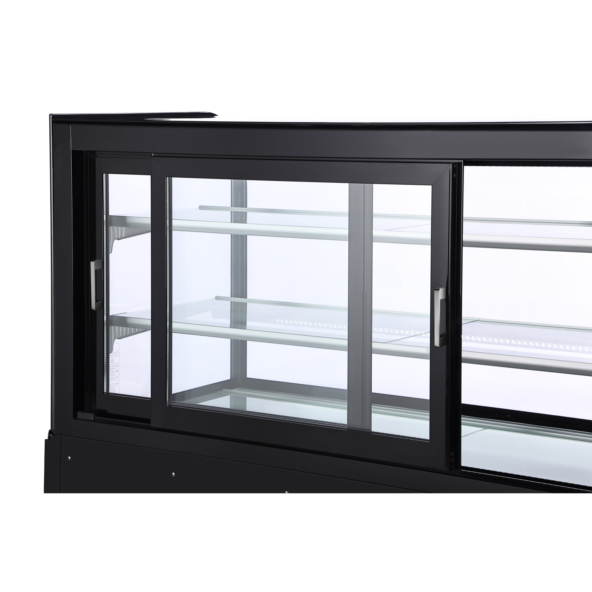60 in. Refrigerated Bakery Display Case in Black, 17.6 cu. ft.
