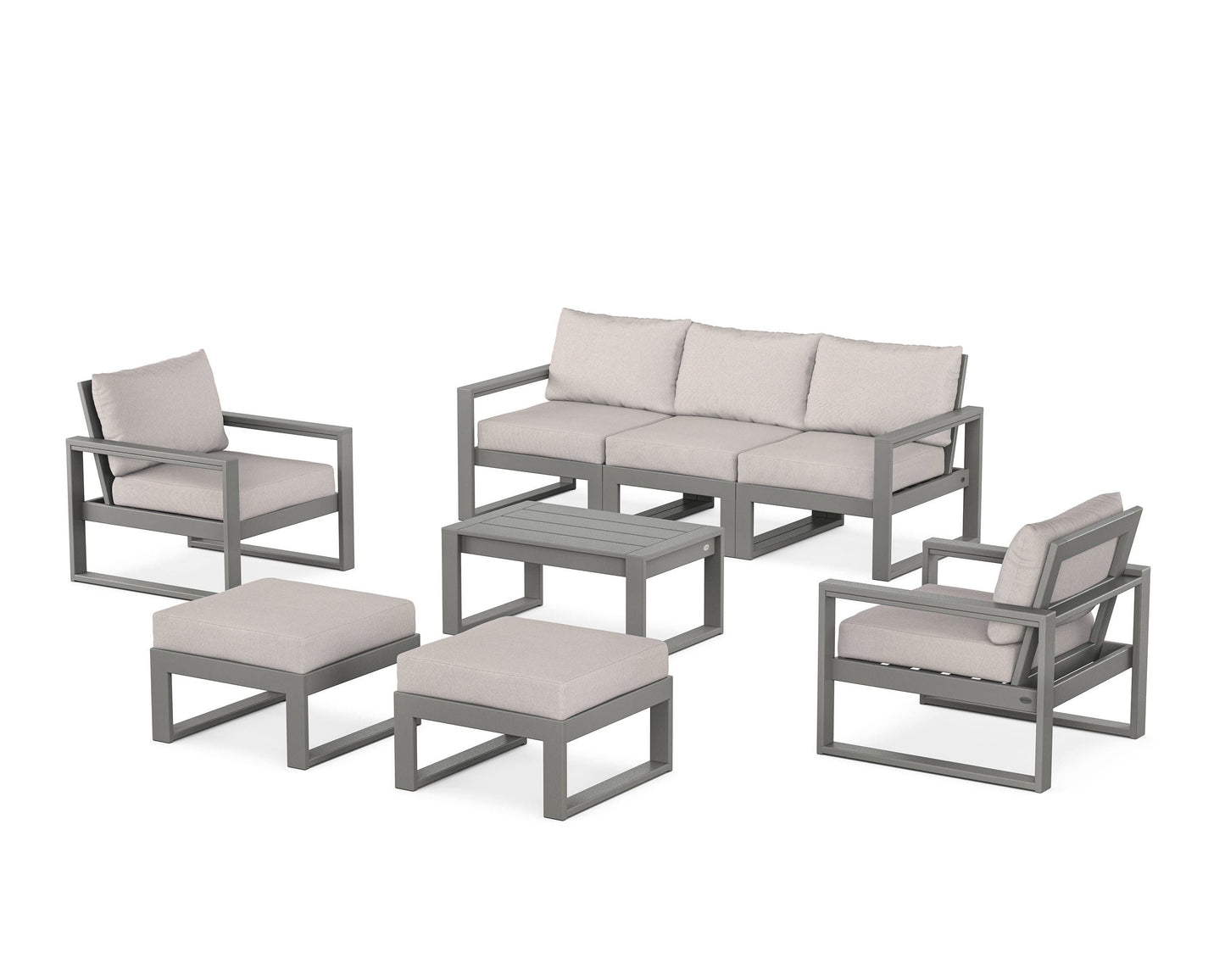 EDGE Sectional 8-Piece Lounge Sofa Set