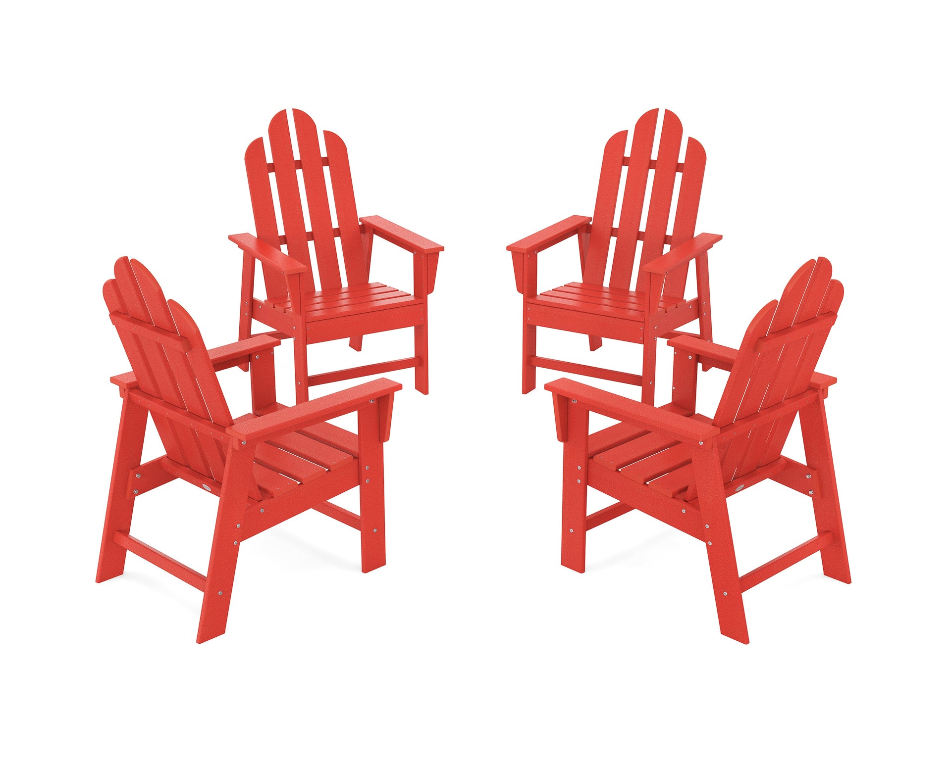 Long Island 4-Piece Upright Adirondack Conversation Set