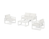 EDGE Sectional 4-Piece Deep Seating Set with Loveseat