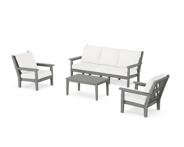 Chippendale 4-Piece Deep Seating Set with Sofa