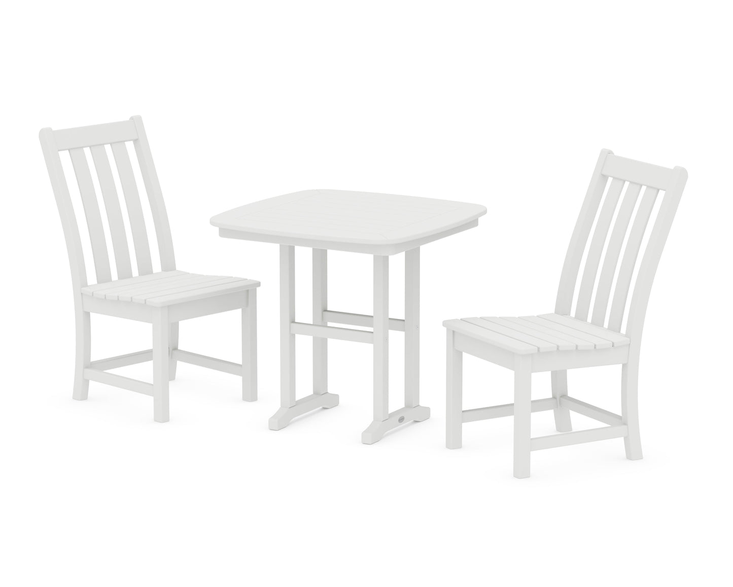 Vineyard Side Chair 3-Piece Dining Set