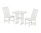 Vineyard Side Chair 3-Piece Dining Set