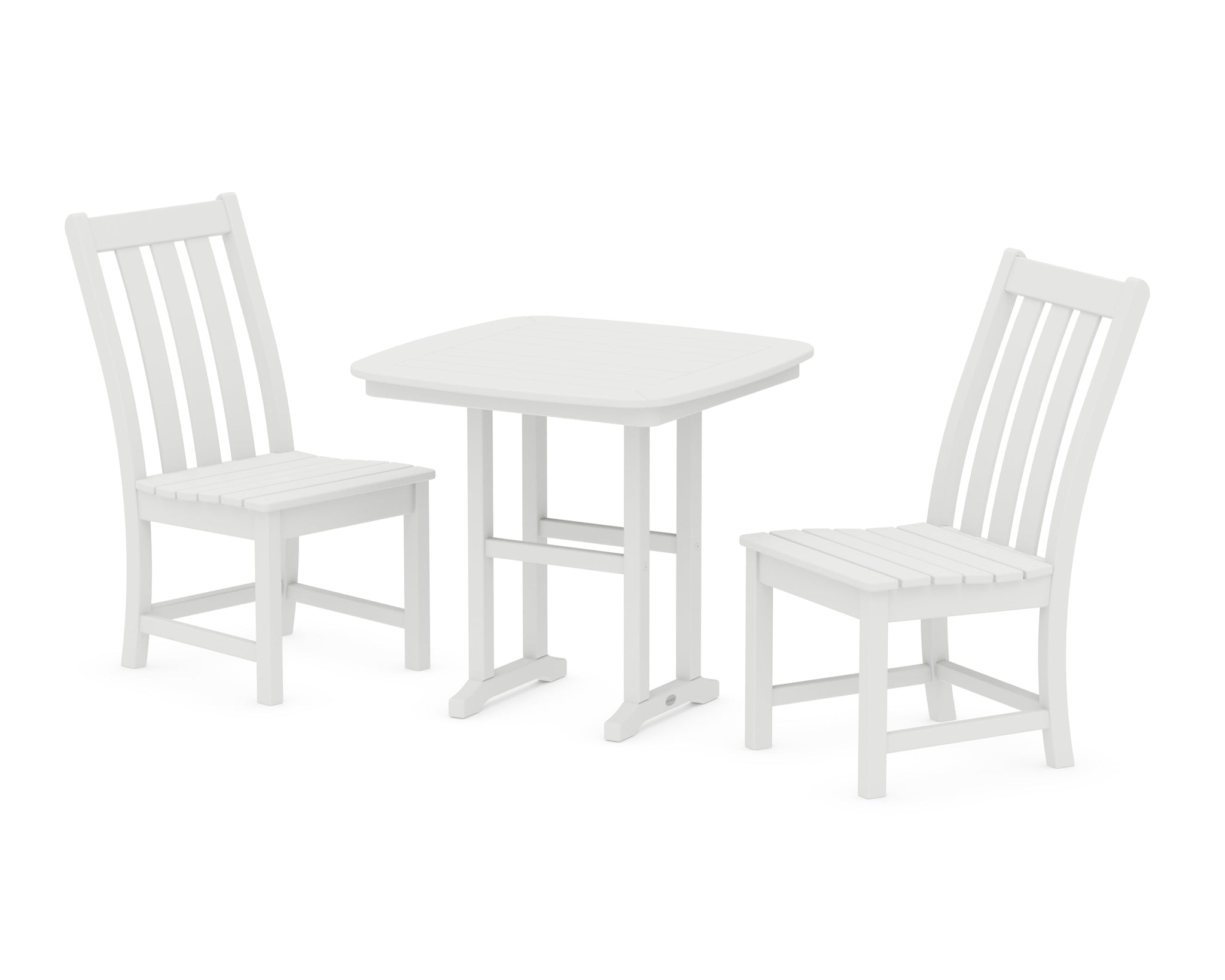 Vineyard Side Chair 3-Piece Dining Set