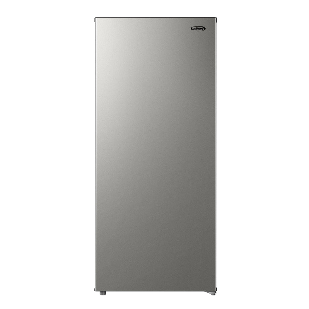 7 Cu. Ft. Garage Ready Convertible Upright Manual Defrost Freezer/Refrigerator in Stainless Steel